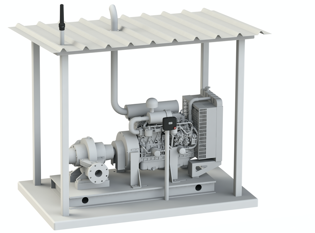 Furrow Govern on a diesel engine